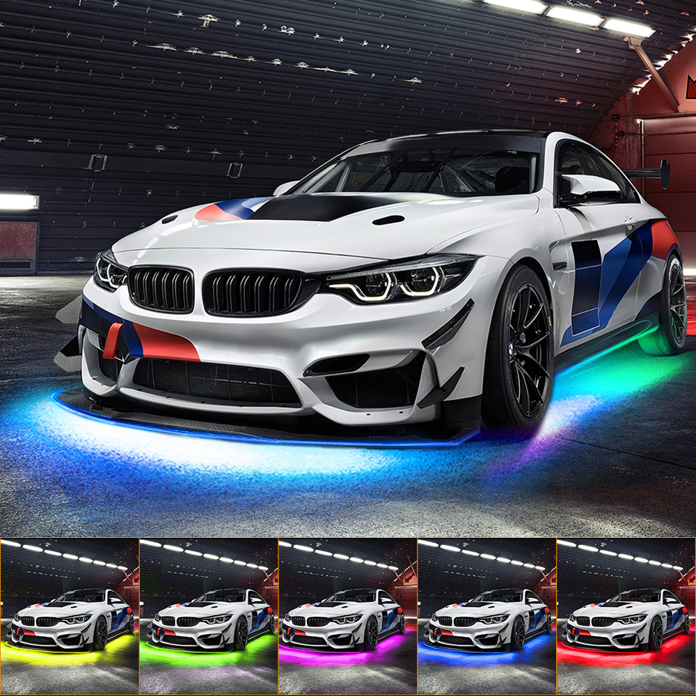 Car Led Strip 12V Waterproof - ضوء سفلي للسيارة من RGB ،