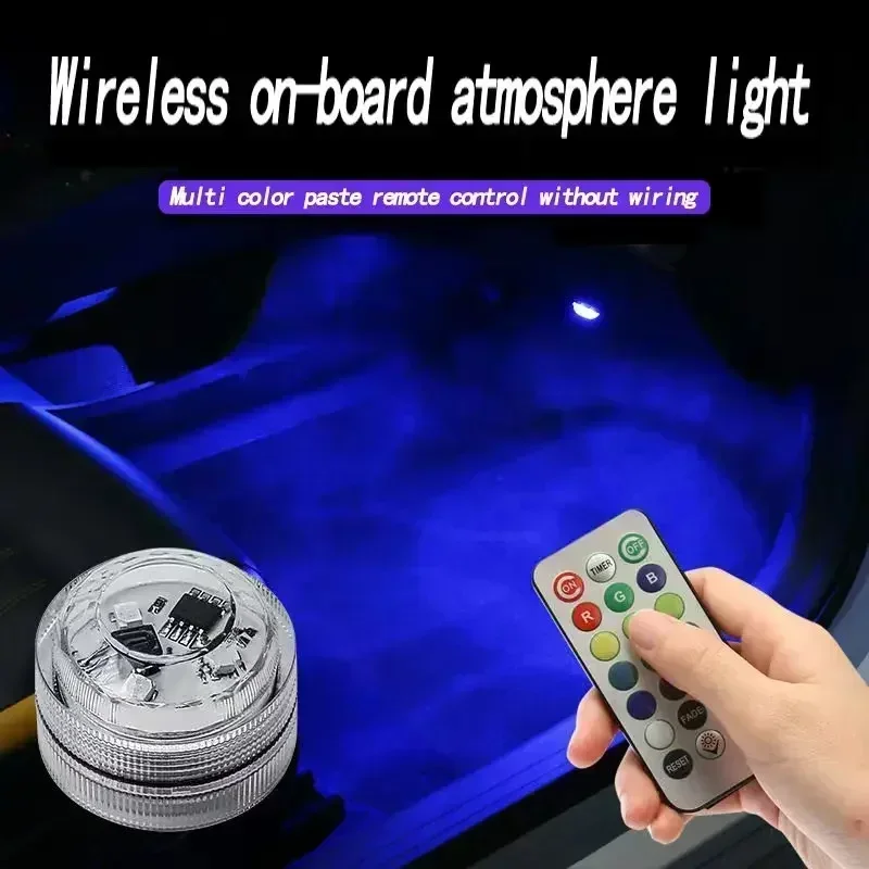 Car Ambient Light Kit With Remote - LED سيارة الداخلية المحيطة ضوء التحكم