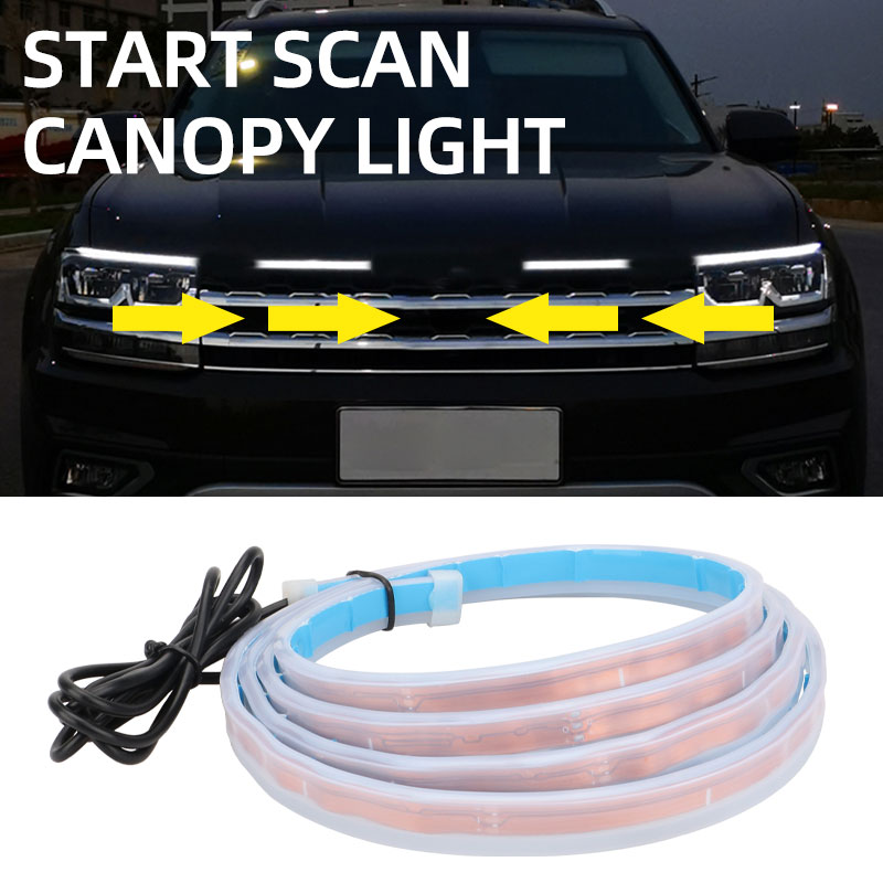 Car Led Strip 12V Waterproof - شريط إضاءة LED ديناميكي للسيارة بطول