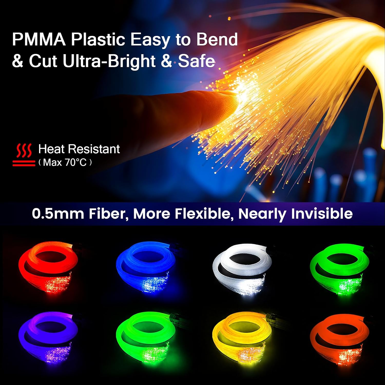 مجموعة إضاءة سقف السيارة VASTF - مراجعة Car Roof Star Light Fiber Optic وسعره