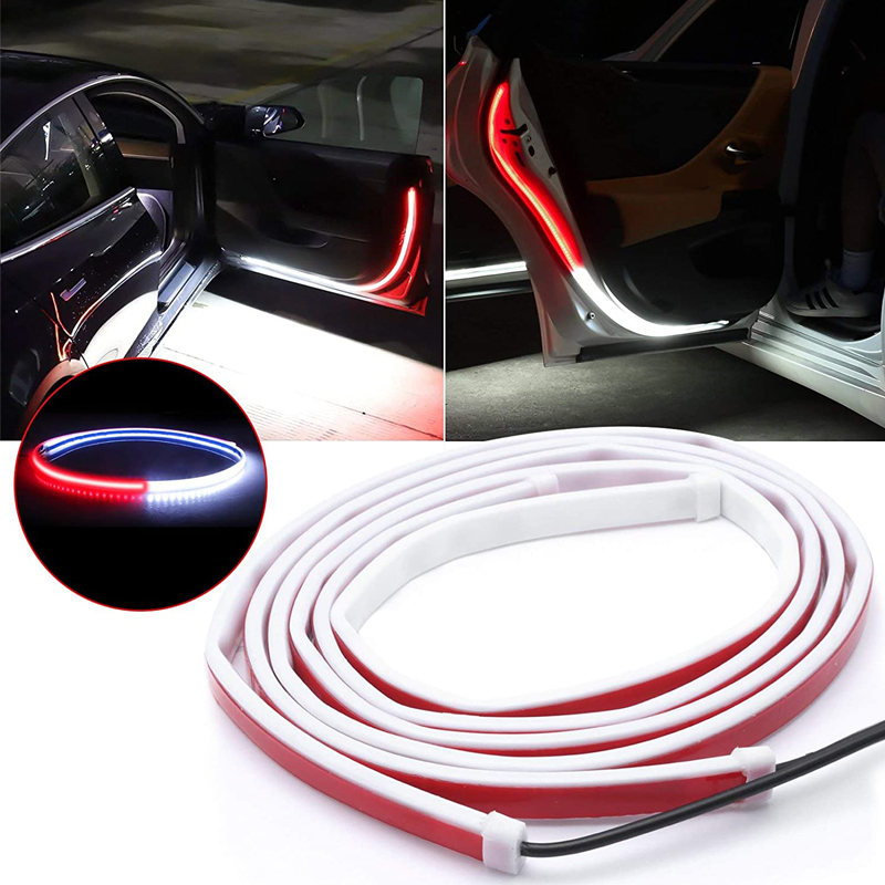باب السيارة الديكور ترحيب شرائ - مراجعة Car Led Strip 12V Waterproof وسعره