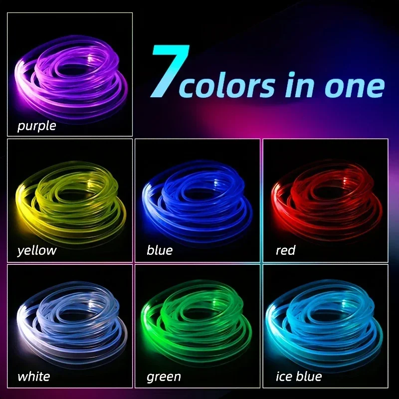 إضاءة داخلية للسيارة 5 فولت EL - مراجعة Car Interior Neon Light Usb وسعره