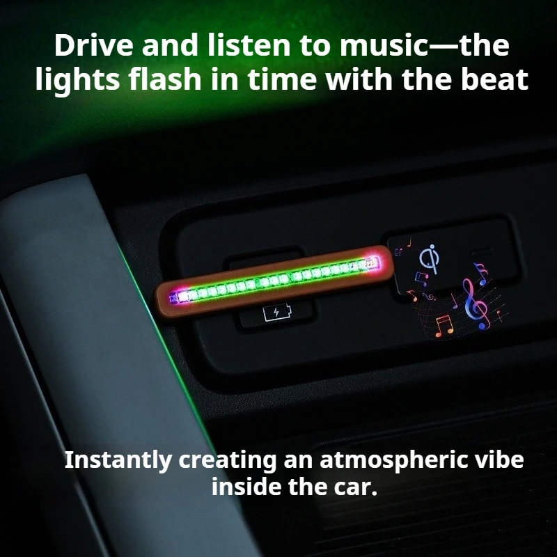 مصباح إضاءة LED محيطي يعمل بال - مراجعة Car Ambient Light Sound Activated وسعره
