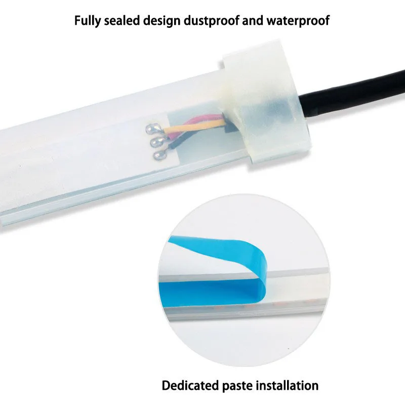 2 قطعة سيارة DRL مرنة مقاوم لل - مراجعة Car Led Strip 12V Waterproof وسعره