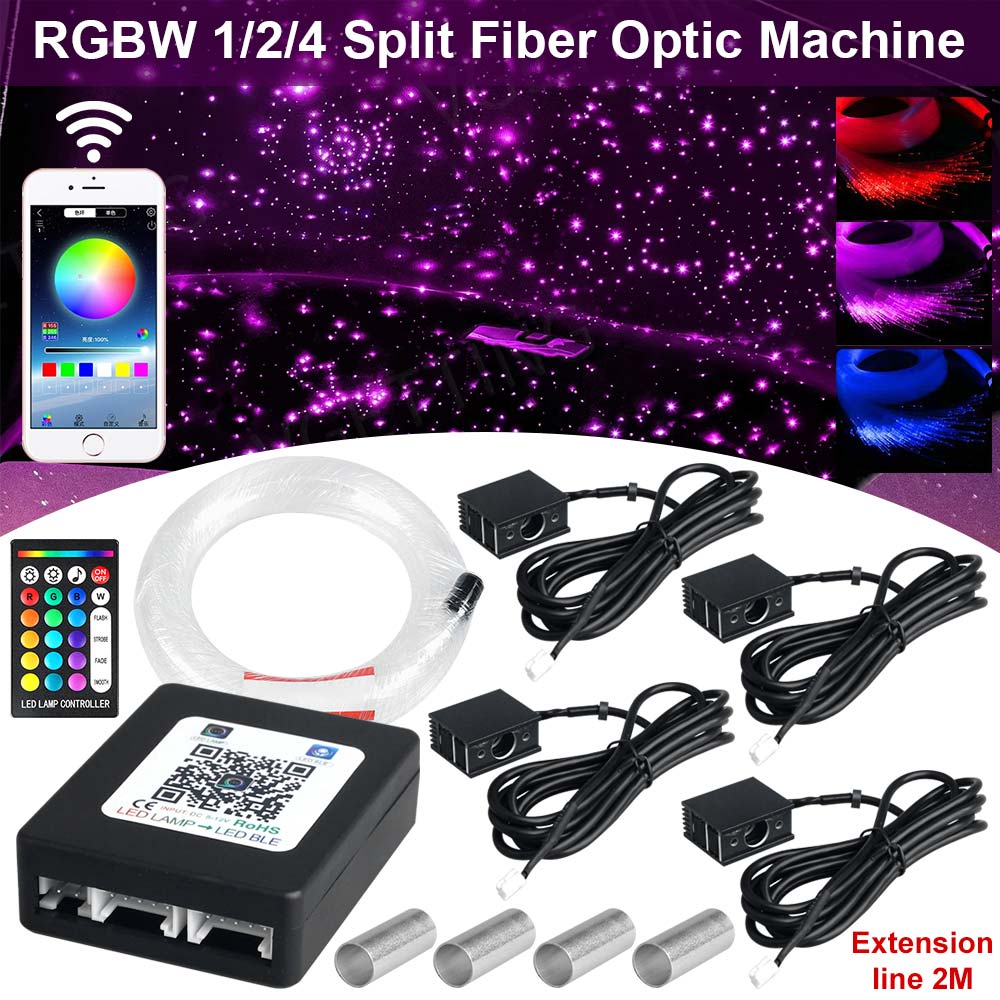 جهاز إضاءة سقف السيارة بنظام ا - مراجعة Car Roof Star Light Fiber Optic وسعره