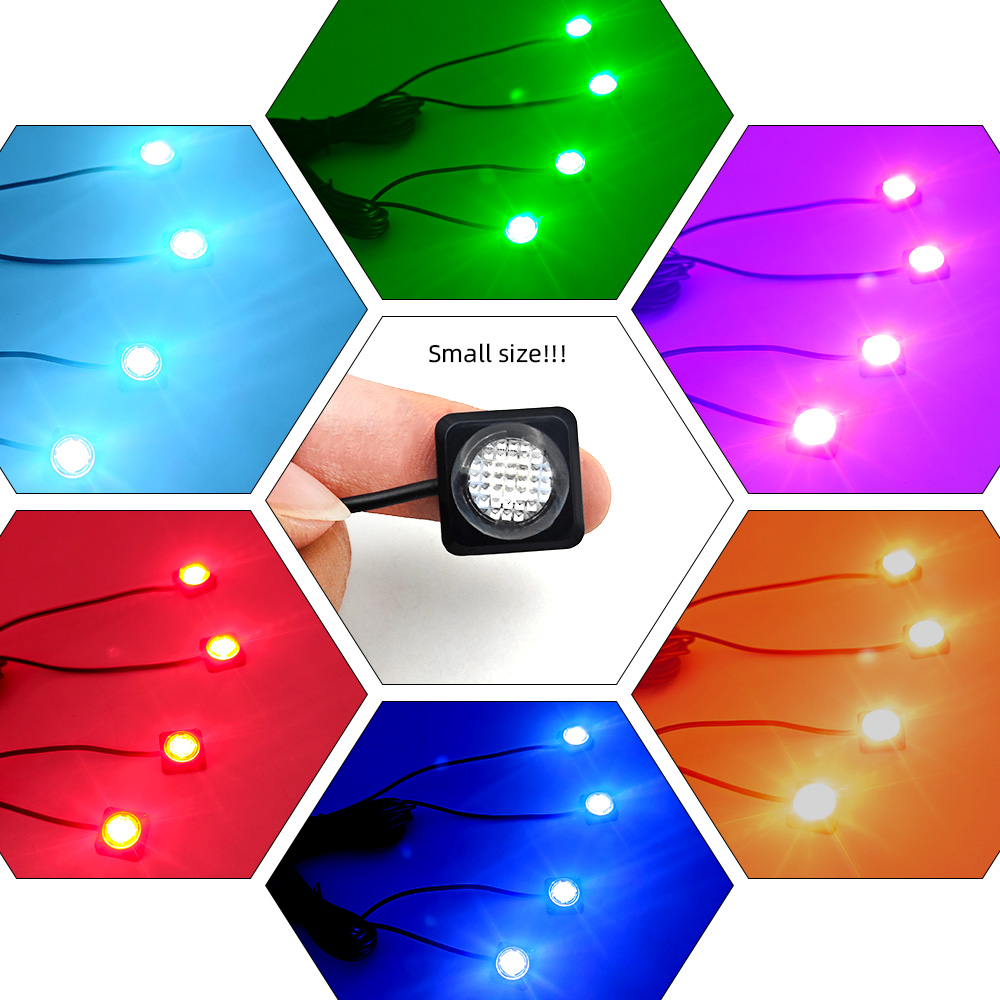 نوع C التوصيل سيارة فوتويل ضوء - مراجعة Car Footwell Light Rgb Bluetooth وسعره