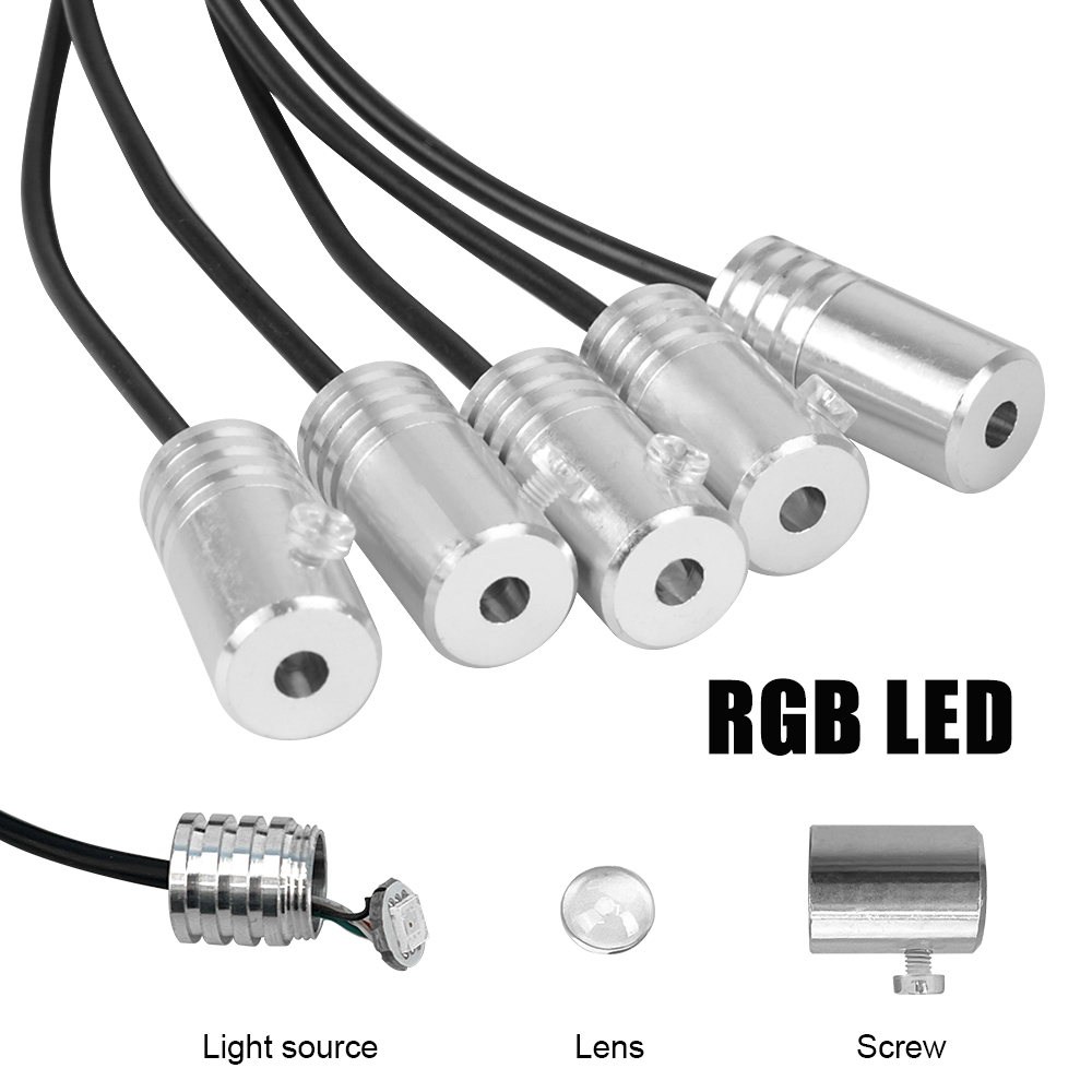 12 فولت 6 متر شرائط ليد RGB سي - مراجعة Car Dashboard Light Fiber Optic وسعره