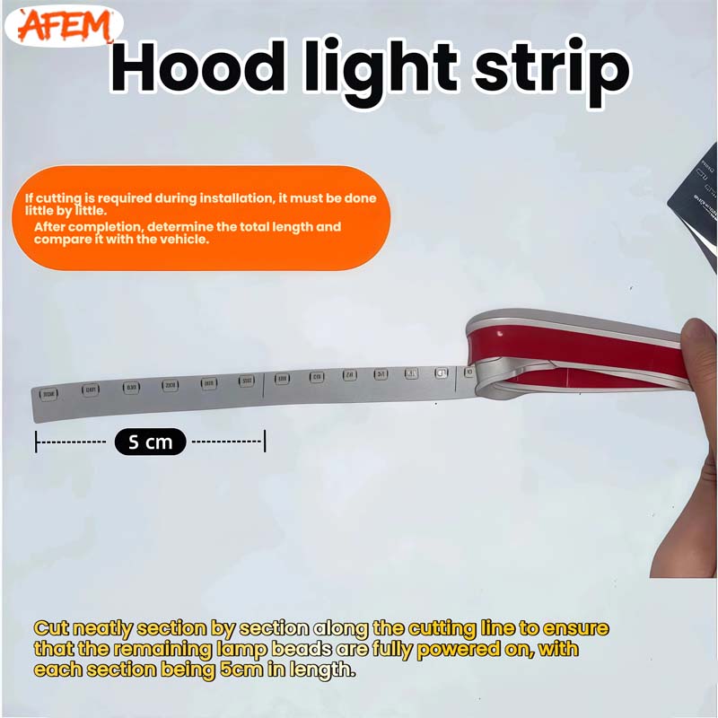 شريط إضاءة LED للمصابيح الأمام - مراجعة Car Led Strip 12V Waterproof وسعره