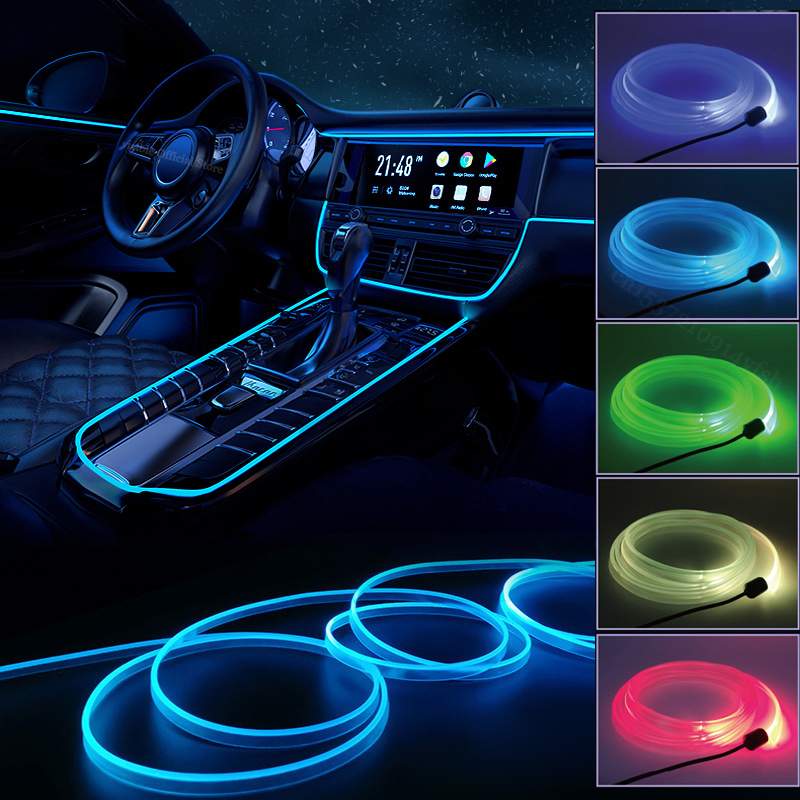 1 متر/3 متر/5 متر USB LED الضو - مراجعة Car Interior Neon Light Usb وسعره