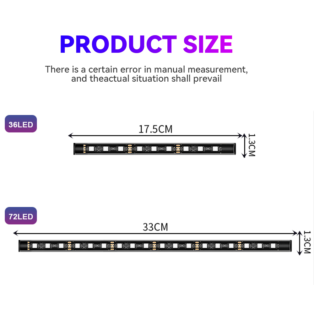 12 فولت محركات السيارات مصباح  - مراجعة Car Led Strip 12V Waterproof وسعره