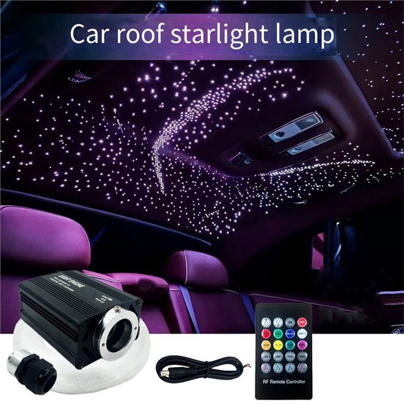 طقم إضاءة سقف السيارة بالألياف - مراجعة Car Roof Star Light Fiber Optic وسعره