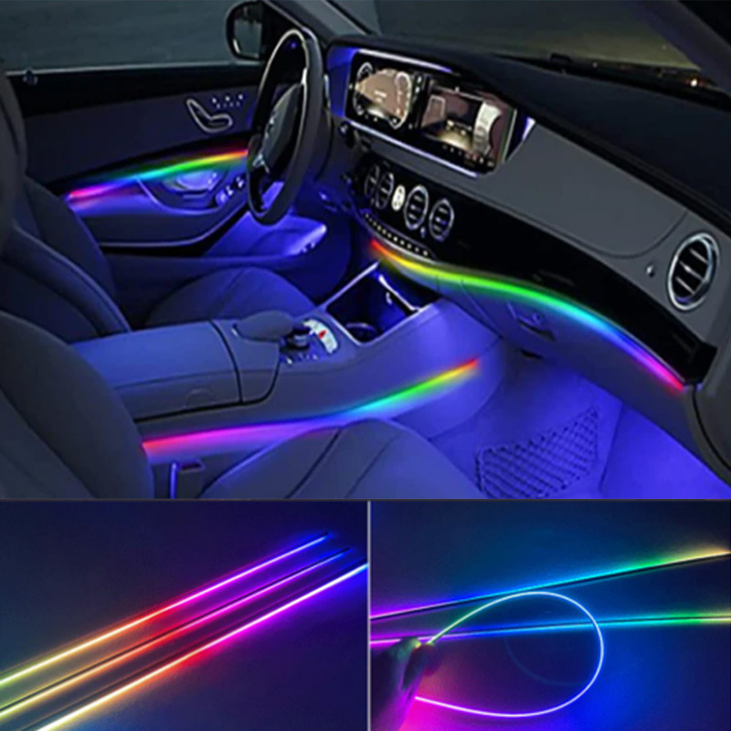 Guadsun 75 سنتيمتر 110 سنتيمتر - مراجعة Car Dashboard Light Fiber Optic وسعره