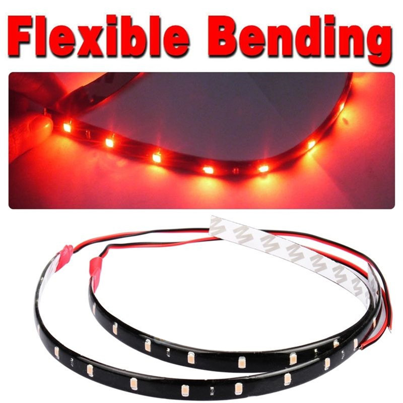 6 قطعة مقاومة للماء 15 SMD DC  - مراجعة Car Led Strip 12V Waterproof وسعره