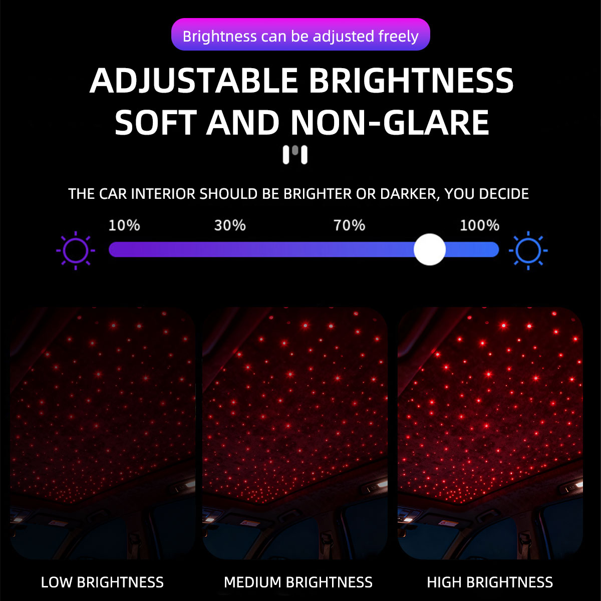 إضاءة سقف السيارة بتأثير السما - مراجعة Car Roof Star Light Fiber Optic وسعره