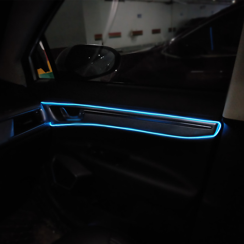 1 متر/3 متر/5 متر سيارة الداخل - مراجعة Car Interior Neon Light Usb وسعره