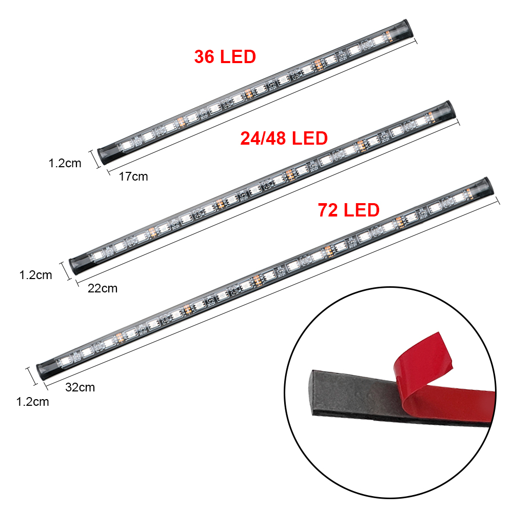 السيارات الداخلية أضواء الزخرف - مراجعة Car Ambient Light Kit With Remote وسعره