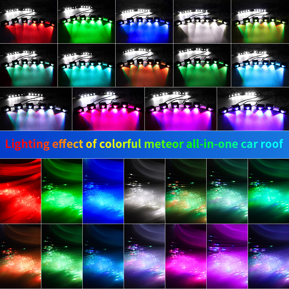 16 واط وميض السماء المرصعة بال - مراجعة Car Roof Star Light Fiber Optic وسعره