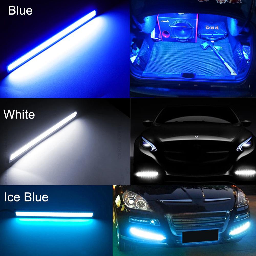 20 قطعة 17 سنتيمتر LED DRL مقا - مراجعة Car Led Strip 12V Waterproof وسعره