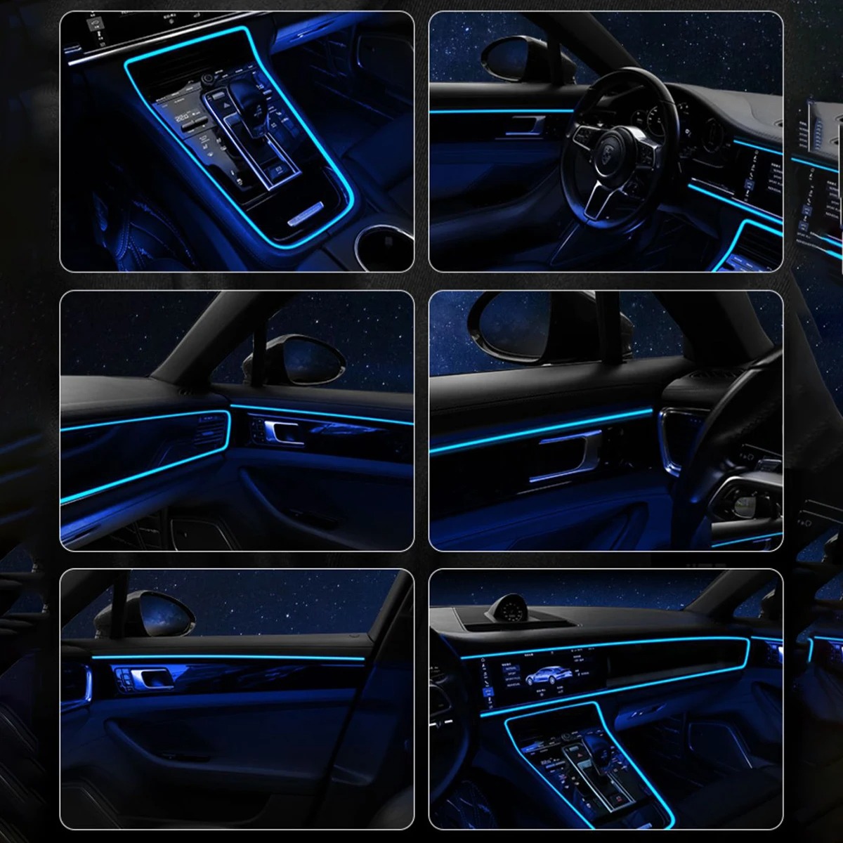بيئة السيارة El Wire LED USB م - مراجعة Car Interior Neon Light Usb وسعره
