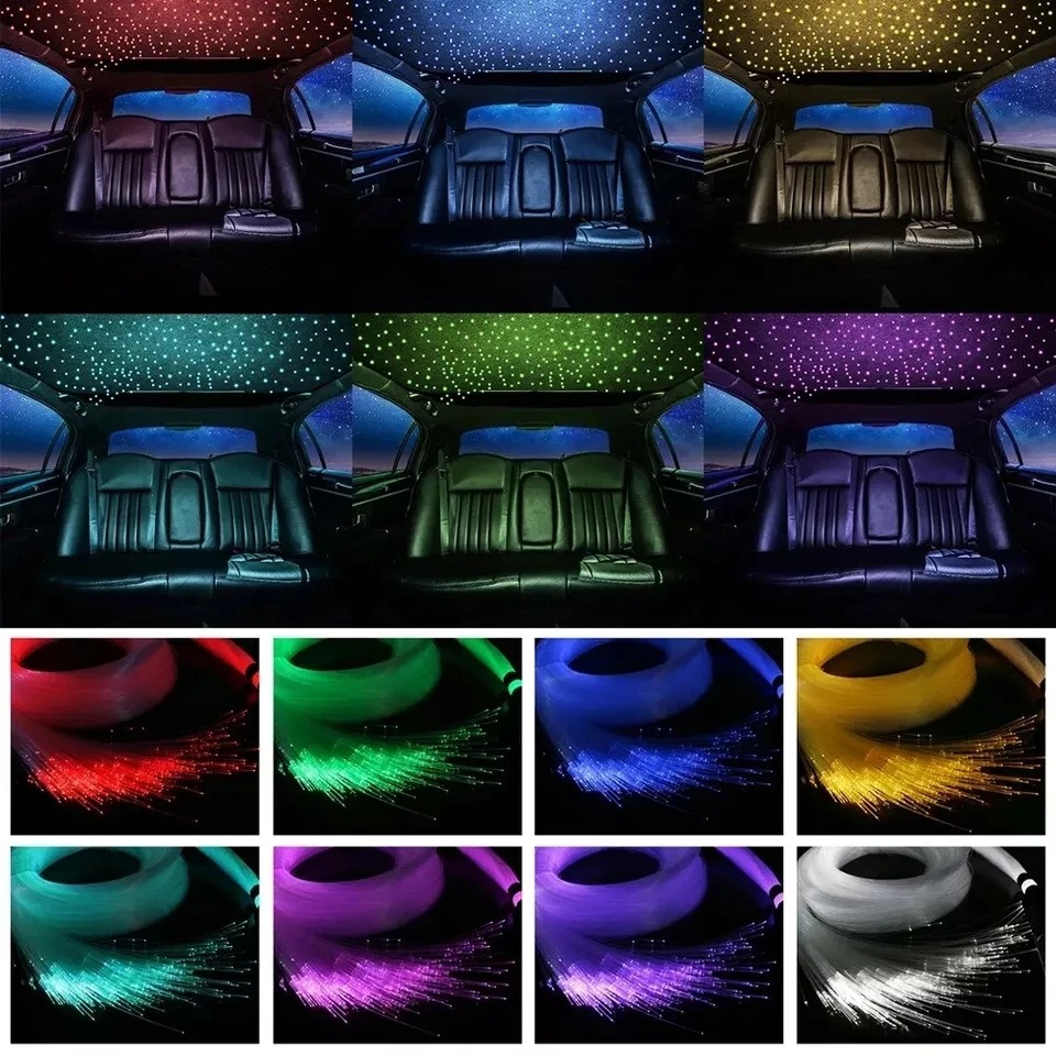 إضاءة ألياف بصرية RGBW بقوة 6  - مراجعة Car Roof Star Light Fiber Optic وسعره