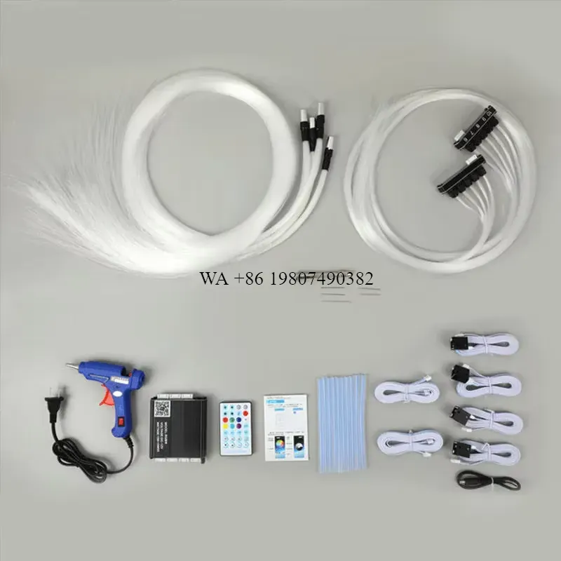 طقم إضاءة سقف السيارة بألياف ب - مراجعة Car Roof Star Light Fiber Optic وسعره