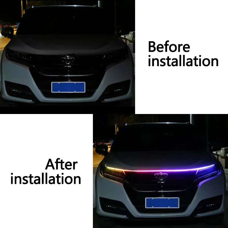 120/150/180 سنتيمتر غطاء السيا - مراجعة Car Led Strip 12V Waterproof وسعره