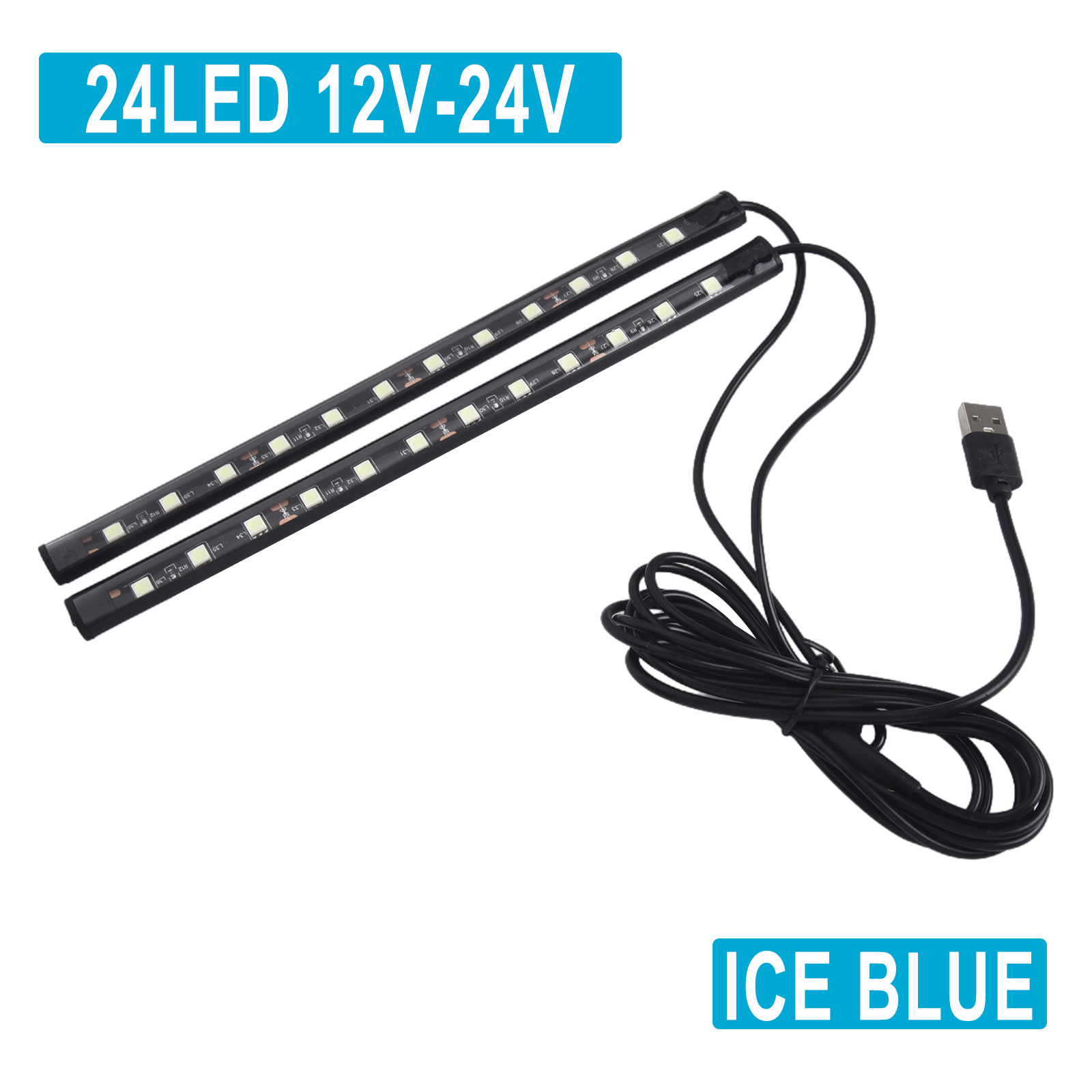 شريط إضاءة LED للسيارة بطول 1. - مراجعة Car Interior Led Strip App Control وسعره