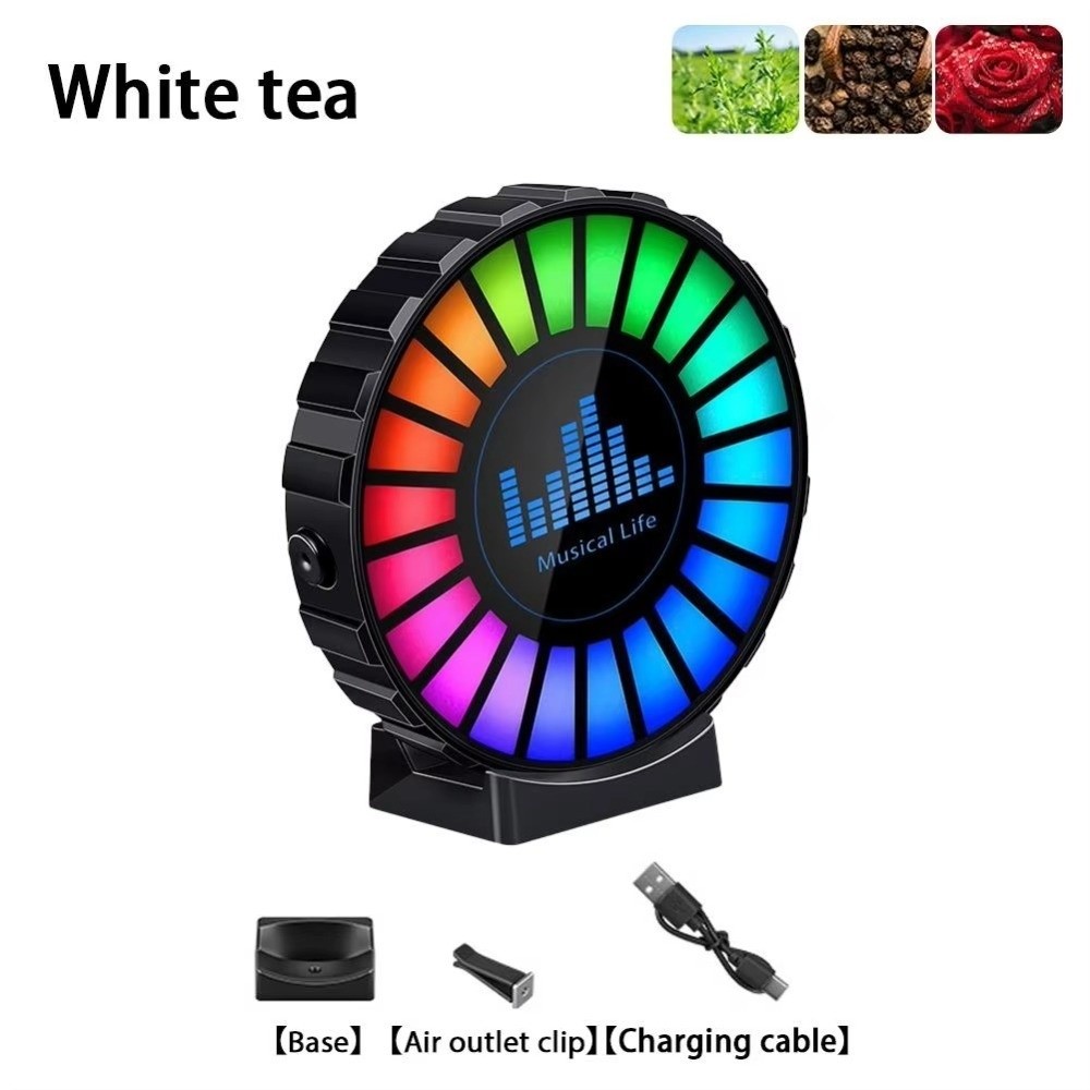 مصباح عطري للسيارة يعمل بالصوت - مراجعة Car Ambient Light Sound Activated وسعره