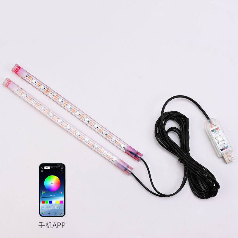 طقم إضاءة LED نيون للسيارة، إض - مراجعة Car Ambient Light Kit With Remote وسعره