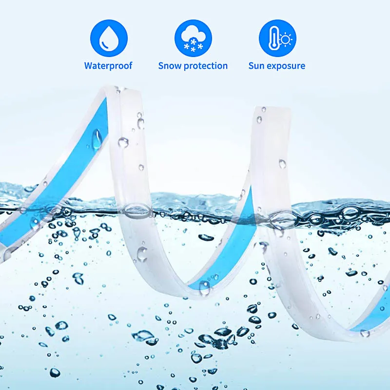 2 قطعة DRL سيارة مرنة LED النه - مراجعة Car Led Strip 12V Waterproof وسعره
