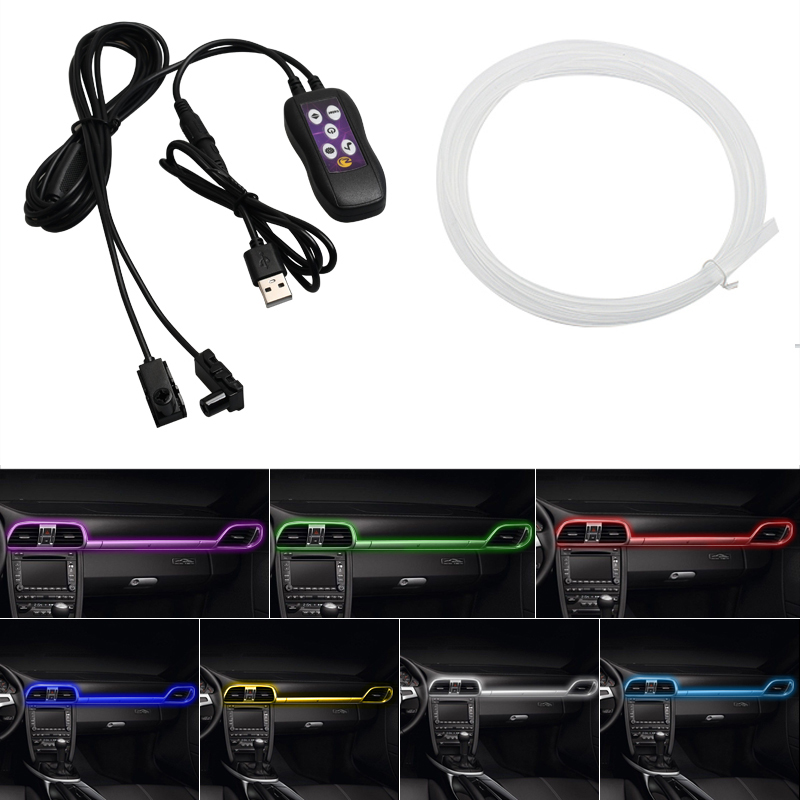 إضاءة داخلية للسيارة بـUSB، شر - مراجعة Car Interior Neon Light Usb وسعره