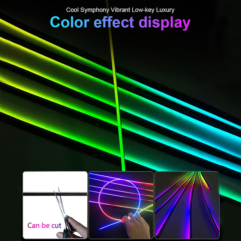 22 في 1 LED قطاع السيمفونية ال - مراجعة Car Dashboard Light Fiber Optic وسعره