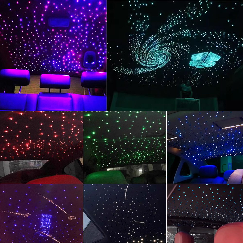 مصباح سقف من الألياف الضوئية L - مراجعة Car Roof Star Light Fiber Optic وسعره