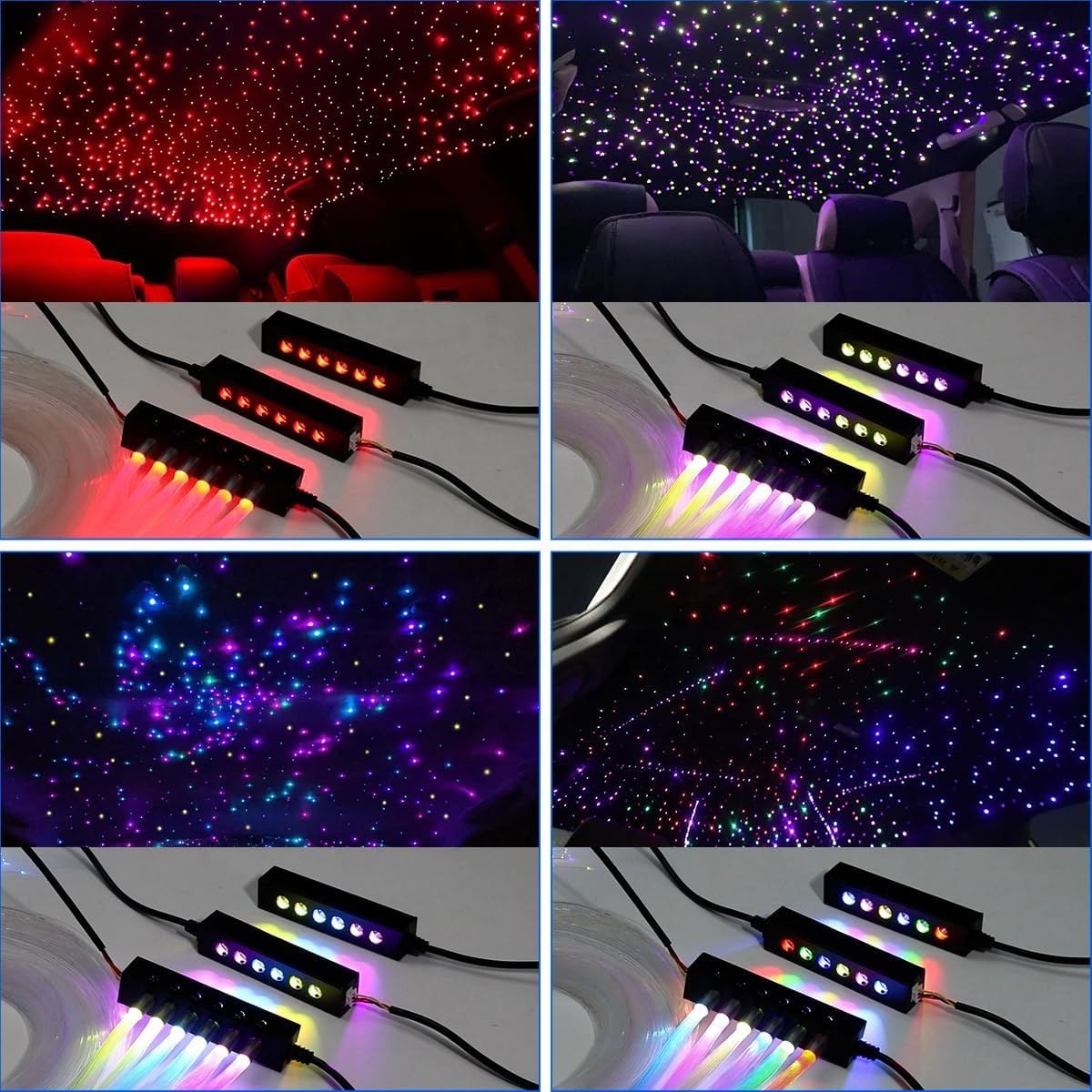 مصدر ضوء سقف السيارة من الأليا - مراجعة Car Roof Star Light Fiber Optic وسعره