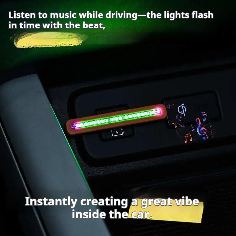 مصباح إضاءة محيطية صغير بتقنية - مراجعة Car Ambient Light Sound Activated وسعره