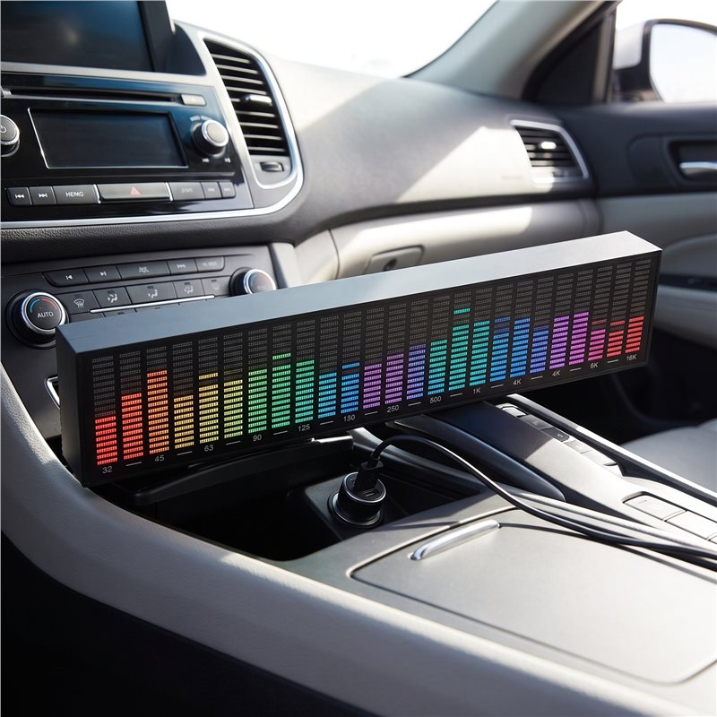 مصباح سيارة LED للتحكم الصوتي  - مراجعة Car Ambient Light Sound Activated وسعره
