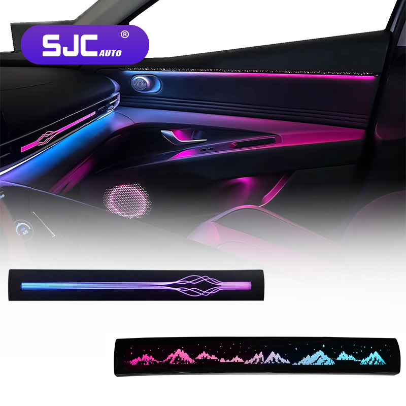 إضاءة محيطية جديدة للسيارة من  - مراجعة Car Ambient Lighting 64 Color وسعره