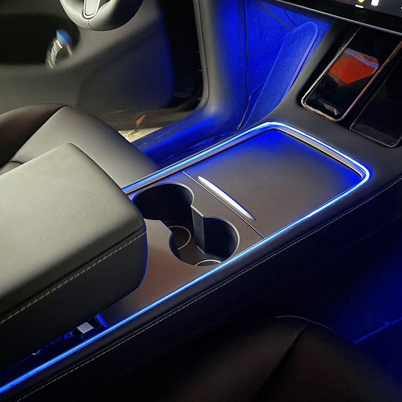 مناسب لطراز 2018-2026 موديل 3، - مراجعة Car Dashboard Light Fiber Optic وسعره