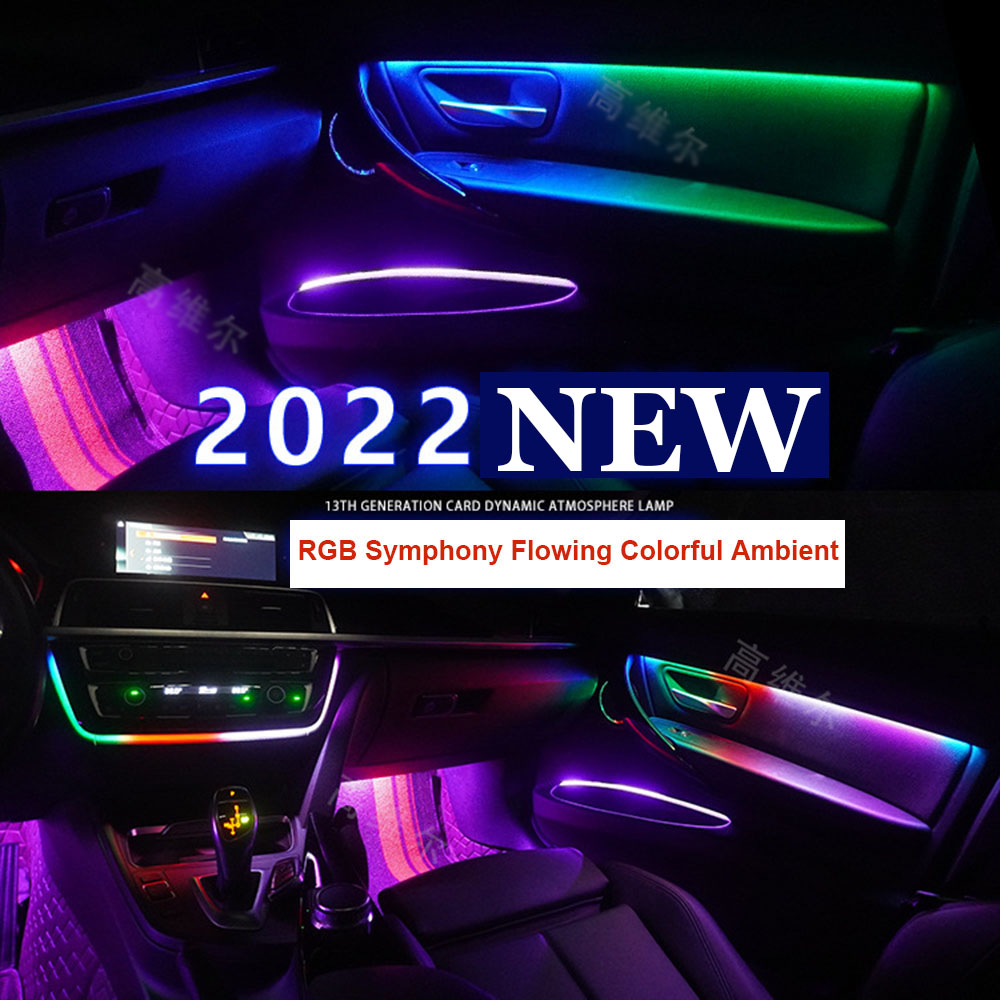 قطع الغيار ل 18 في 1 LED سيمفو - مراجعة Car Dashboard Light Fiber Optic وسعره