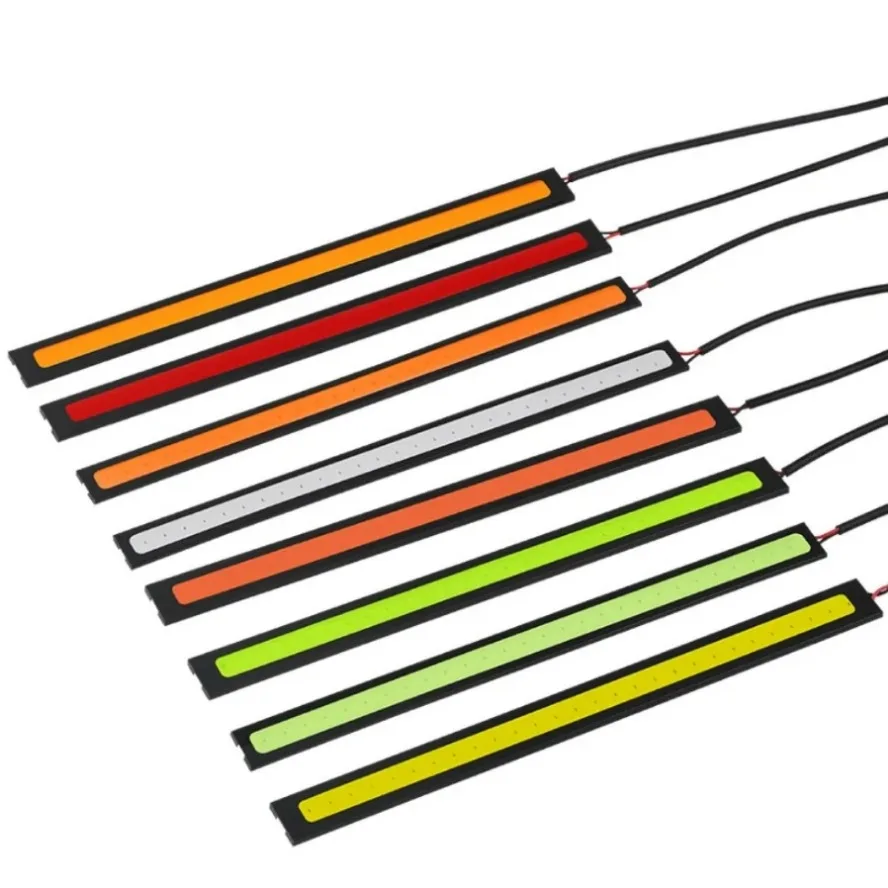 مصابيح ليد تعمل بالنهار مقاومة - مراجعة Car Led Strip 12V Waterproof وسعره