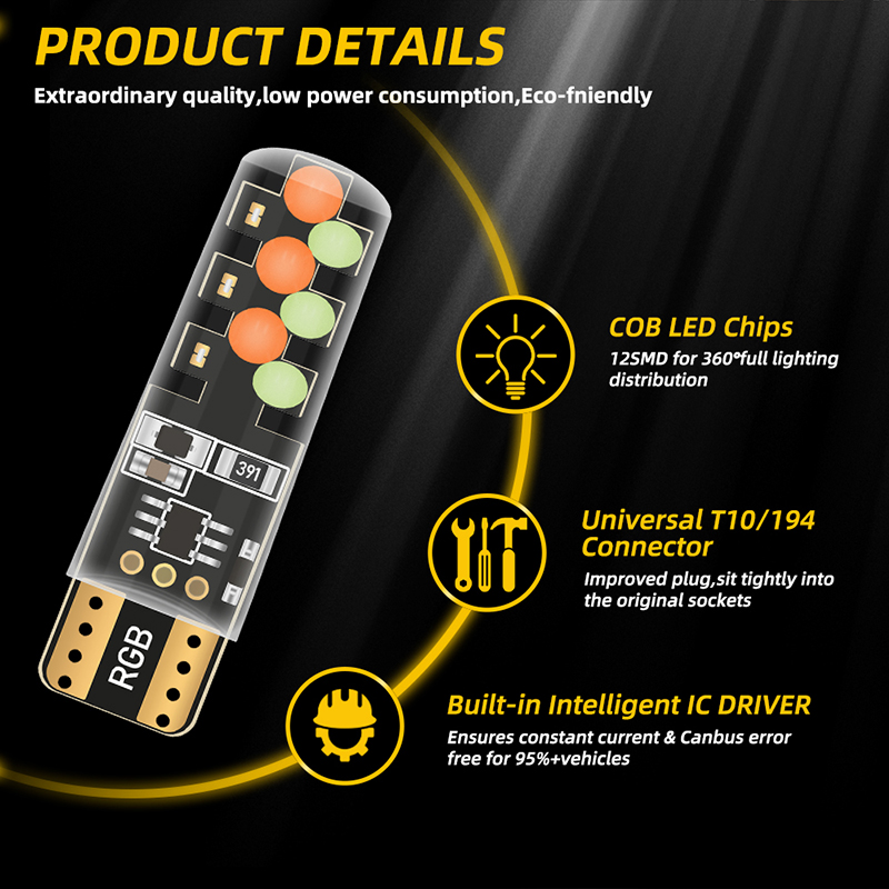 مصباح ليد Rgb للإضاءة الداخلية - مراجعة Car Ambient Light Kit With Remote وسعره
